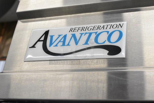 Avantco 178SS2FHC Stainless Steel Commercial 2 Door Reach In Freezer on Commercial Casters. 115 Volts, 1 Phase. Tested and Working! - Image 4 of 9