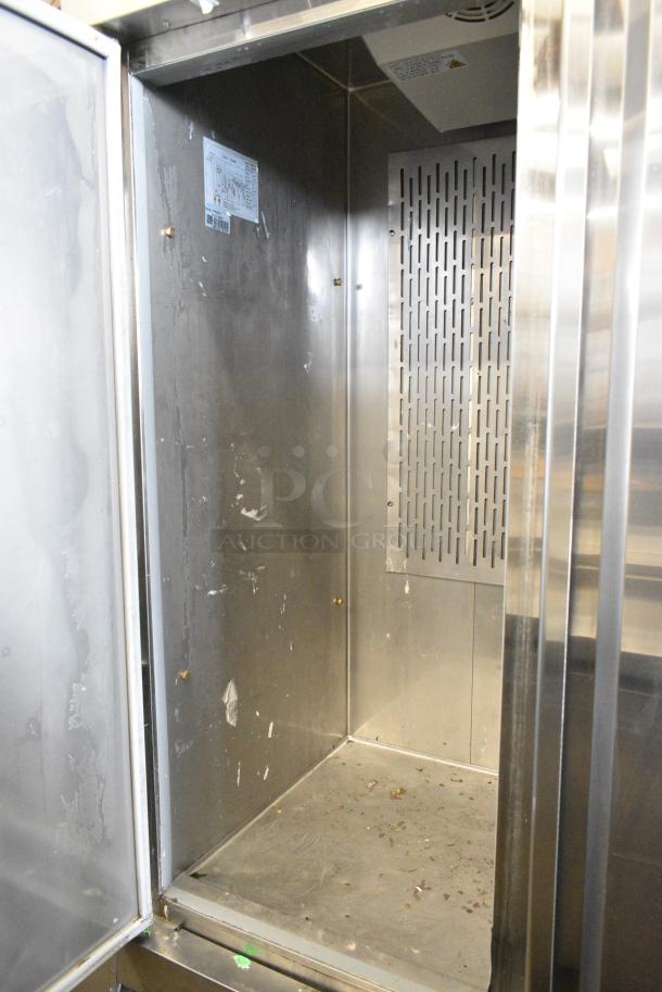 Avantco 178SS2FHC Stainless Steel Commercial 2 Door Reach In Freezer on Commercial Casters. 115 Volts, 1 Phase. Tested and Working! - Image 6 of 9