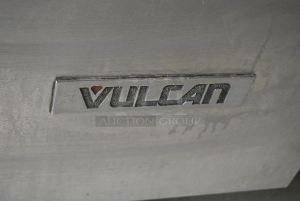 Vulcan VCB136 Stainless Steel Commercial Natural Gas Powered Charbroiler Grill w/ 3 Doors and Under Shelf. - Image 3 of 9
