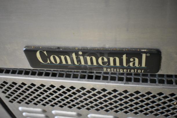 Continental PA93N Stainless Steel Commercial Pizza Prep Table on Commercial Casters. 115 Volts, 1 Phase. Tested and Working! - Image 2 of 12
