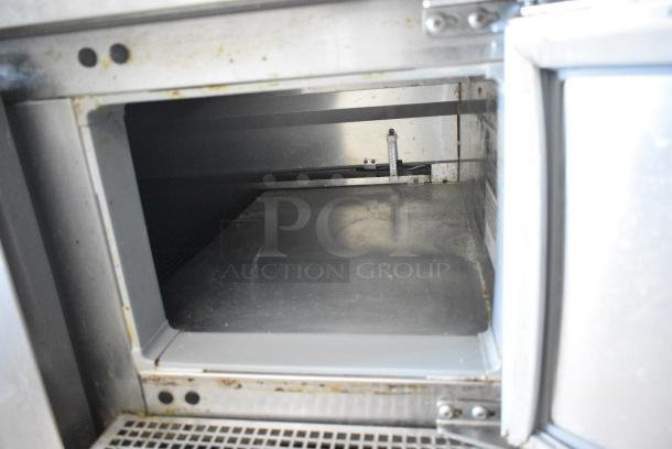 Continental PA93N Stainless Steel Commercial Pizza Prep Table on Commercial Casters. 115 Volts, 1 Phase. Tested and Working! - Image 4 of 12