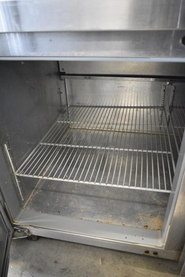 Continental PA93N Stainless Steel Commercial Pizza Prep Table on Commercial Casters. 115 Volts, 1 Phase. Tested and Working! - Image 7 of 12