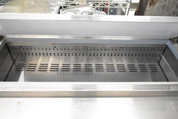 Continental PA93N Stainless Steel Commercial Pizza Prep Table on Commercial Casters. 115 Volts, 1 Phase. Tested and Working! - Image 10 of 12