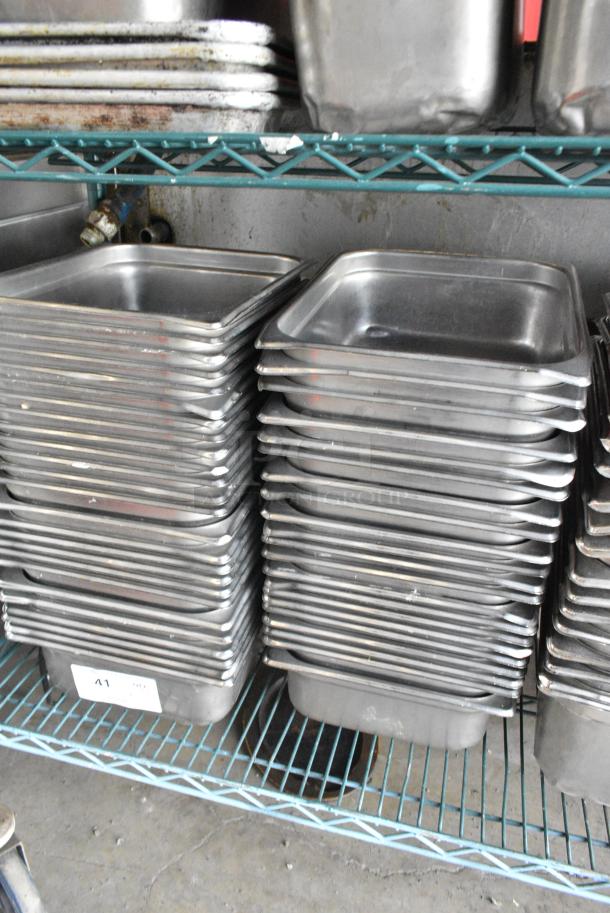 112 Various Stainless Steel Drop In Bins Including Half Size, 1/3 Size and 1/6 Size. 112 Times Your Bid! - Image 3 of 5