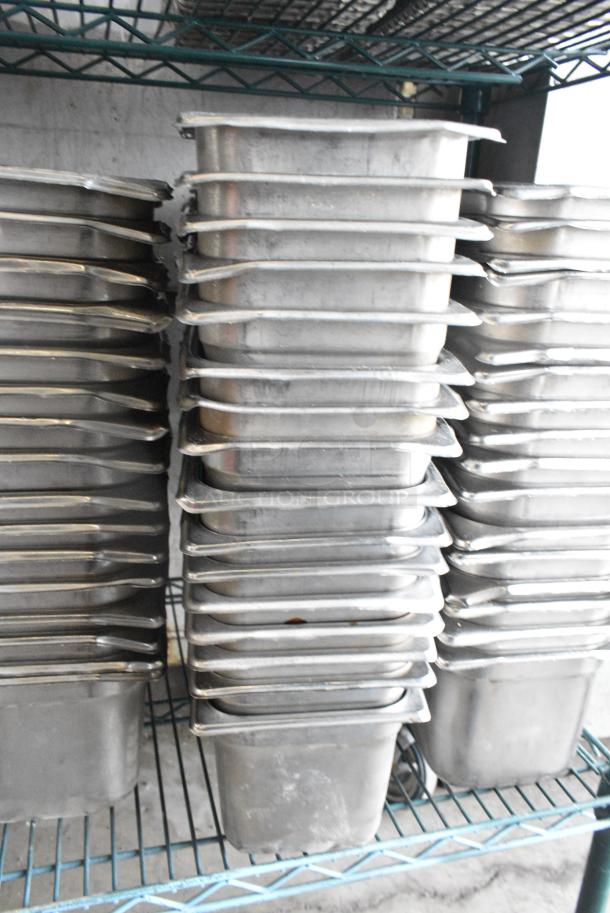 112 Various Stainless Steel Drop In Bins Including Half Size, 1/3 Size and 1/6 Size. 112 Times Your Bid! - Image 5 of 5