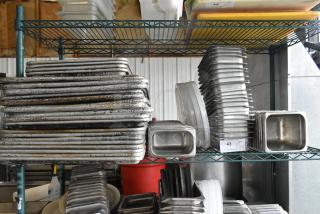80 Various Items Including Stainless Steel Drop In Bins and Metal Baking Pans. 80 Times Your Bid!