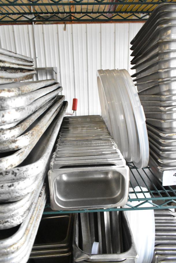 80 Various Items Including Stainless Steel Drop In Bins and Metal Baking Pans. 80 Times Your Bid! - Image 3 of 4