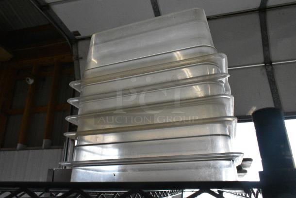 ALL ONE MONEY! Lot of 10 Clear Poly Drop In Bins - Image 2 of 3