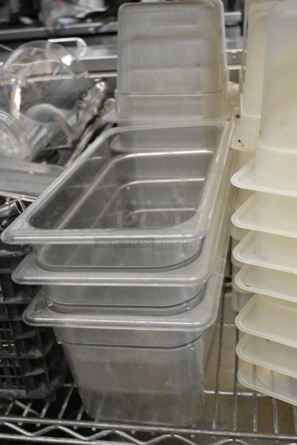 ALL ONE MONEY! Tier Lot of Various Items Including Stainless Steel Drop In Bin Lids, Poly Drop In Bins - Image 4 of 5