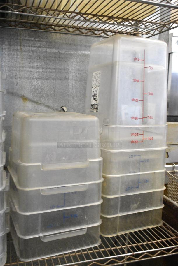 ALL ONE MONEY! Tier Lot of Various Items Including Poly Bins and Stainless Steel Drop In Bins - Image 2 of 4