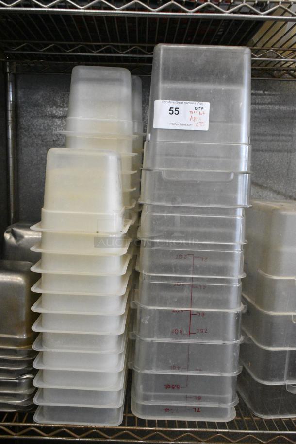 ALL ONE MONEY! Tier Lot of Various Items Including Poly Bins and Stainless Steel Drop In Bins - Image 3 of 4