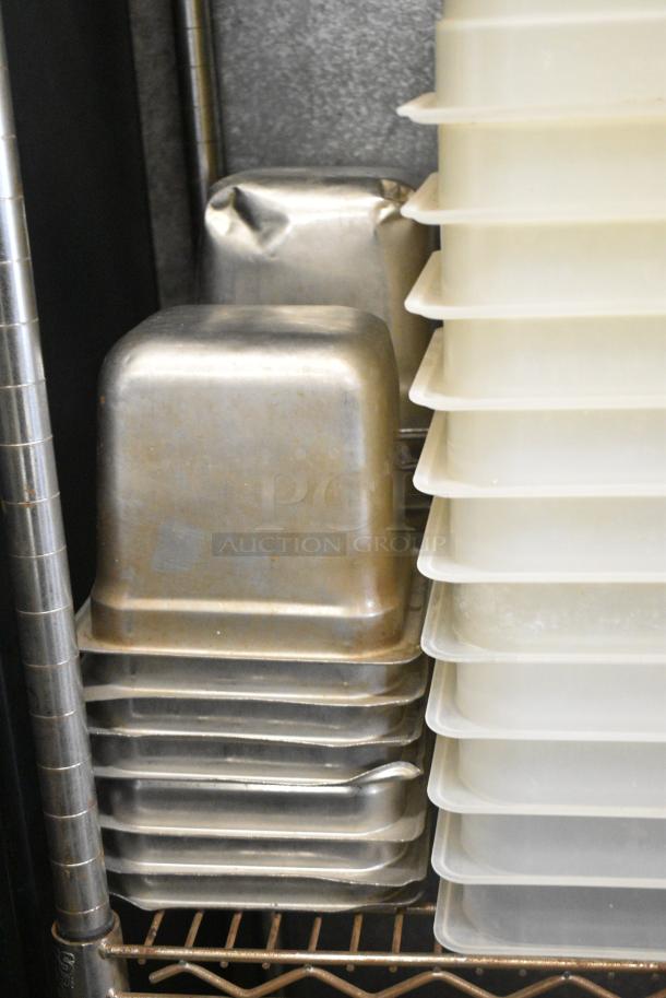 ALL ONE MONEY! Tier Lot of Various Items Including Poly Bins and Stainless Steel Drop In Bins - Image 4 of 4