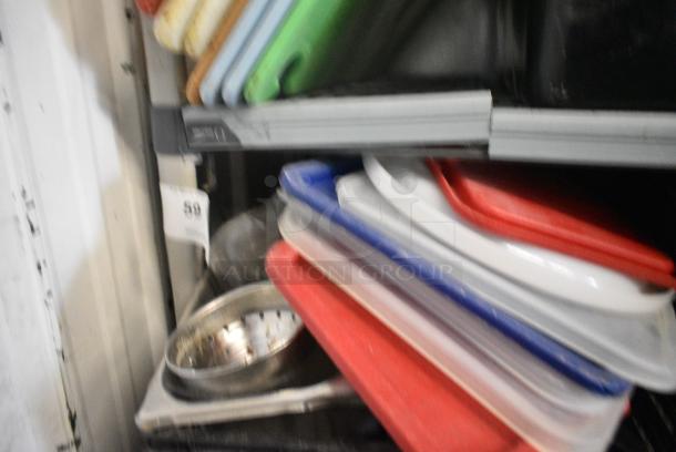 ALL ONE MONEY! Tier Lot of Various Items Including Poly Bins and Poly Lids - Image 2 of 5
