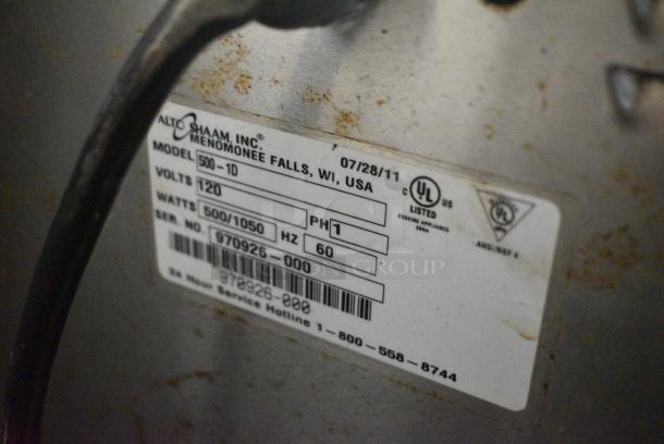 Alto Shaam 500-1D Halo Heat Stainless Steel Commercial Single Drawer Warming Drawer. 120 Volts, 1 Phase. Tested and Working! - Image 7 of 7