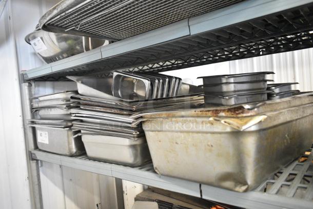 ALL ONE MONEY! Lot of Stainless Steel Drop In Bins and Lids - Image 1 of 5