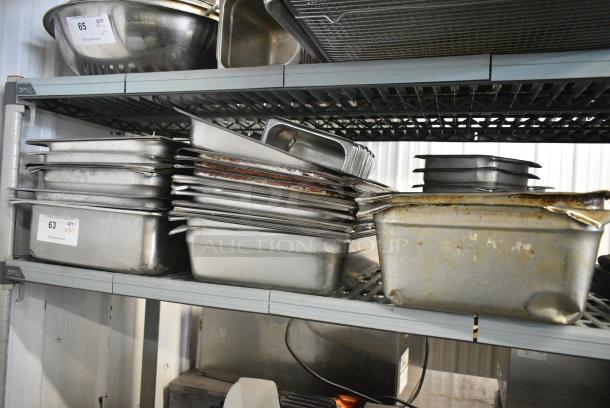 ALL ONE MONEY! Lot of Stainless Steel Drop In Bins and Lids - Image 2 of 5