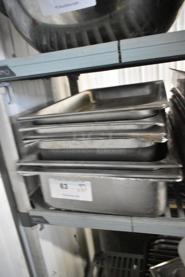 ALL ONE MONEY! Lot of Stainless Steel Drop In Bins and Lids - Image 5 of 5