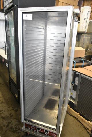 Win-holt NHPL-1836 CA/L/ECO Metal Commercial Heated holding Pan on Commercial Casters. 115 Volts, 1 Phase. Tested and Working!