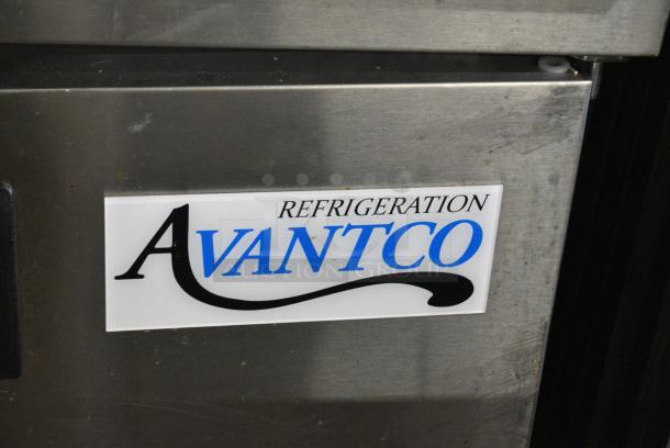 2022 Avantco 178APT71HC Stainless Steel Commercial Sandwich Salad Prep Table Bain Marie Mega Top on Commercial Casters. 115 Volts, 1 Phase. Tested and Working! - Image 2 of 12