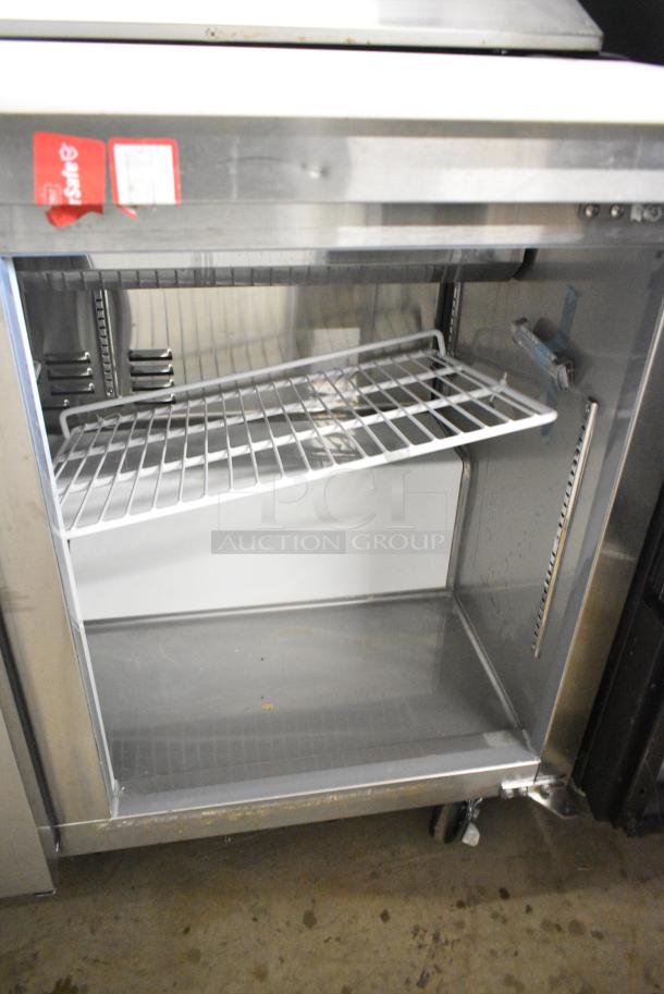 2022 Avantco 178APT71HC Stainless Steel Commercial Sandwich Salad Prep Table Bain Marie Mega Top on Commercial Casters. 115 Volts, 1 Phase. Tested and Working! - Image 4 of 12
