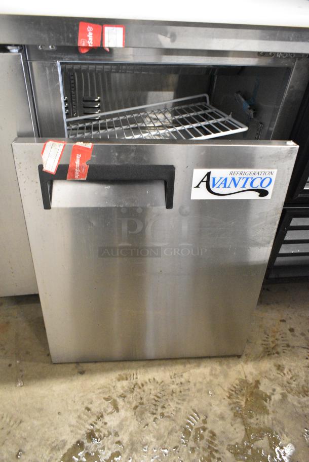 2022 Avantco 178APT71HC Stainless Steel Commercial Sandwich Salad Prep Table Bain Marie Mega Top on Commercial Casters. 115 Volts, 1 Phase. Tested and Working! - Image 5 of 12