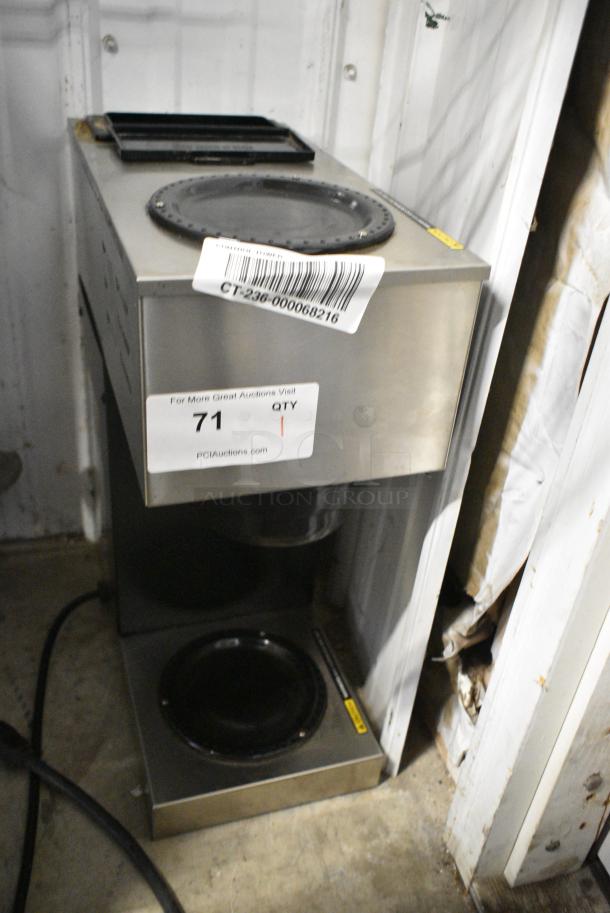 2016 Bunn VPR Stainless Steel Commercial Countertop 2 Burner Coffee Machine w/ Poly Brew Basket. 120 Volts, 1 Phase. - Image 2 of 12
