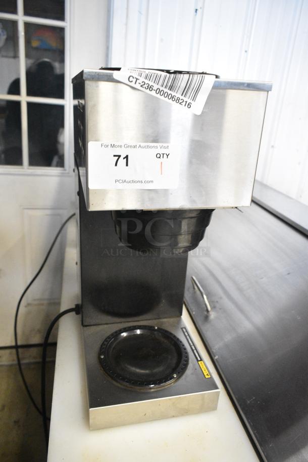 2016 Bunn VPR Stainless Steel Commercial Countertop 2 Burner Coffee Machine w/ Poly Brew Basket. 120 Volts, 1 Phase. - Image 3 of 12