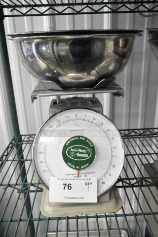 Yamato AccuWeigh 51770 Metal Countertop Scale