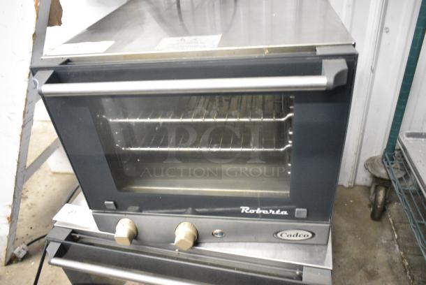 2017 Cadco Unox Roberta XAF003 Stainless Steel Commercial Countertop Electric Powered Convection Oven. 120 Volts, 1 Phase. Tested and Working! - Image 1 of 6