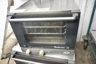 2017 Cadco Unox Roberta XAF003 Stainless Steel Commercial Countertop Electric Powered Convection Oven. 120 Volts, 1 Phase. Tested and Working!