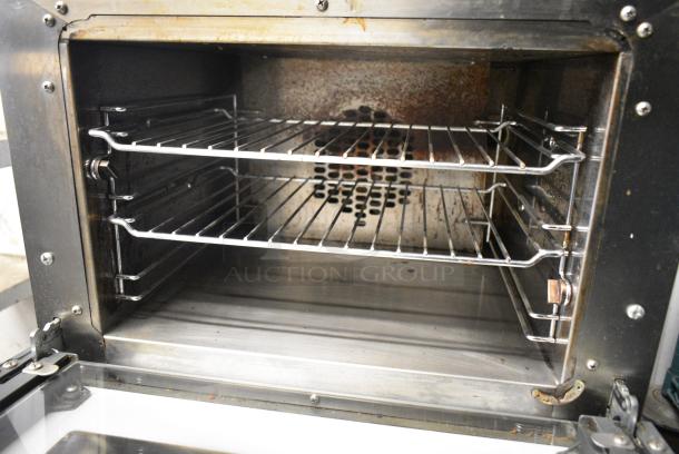 2017 Cadco Unox Roberta XAF003 Stainless Steel Commercial Countertop Electric Powered Convection Oven. 120 Volts, 1 Phase. Tested and Working! - Image 4 of 6