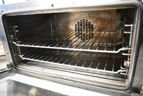2016 Cadco Unox Lisa XAF013 Stainless Steel Commercial Countertop Electric Powered Convection Oven. 120 Volts, 1 Phase. Tested and Working! - Image 4 of 6