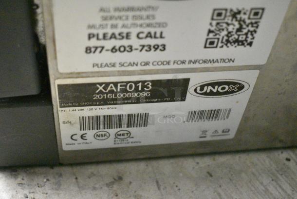 2016 Cadco Unox Lisa XAF013 Stainless Steel Commercial Countertop Electric Powered Convection Oven. 120 Volts, 1 Phase. Tested and Working! - Image 6 of 6