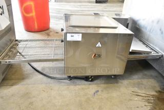 BRAND NEW SCRATCH AND DENT! Cooking Performance Group CPG 351ICOED Stainless Steel Commercial Countertop Electric Powered Conveyor Pizza Oven. 240 Volts, 1 Phase.