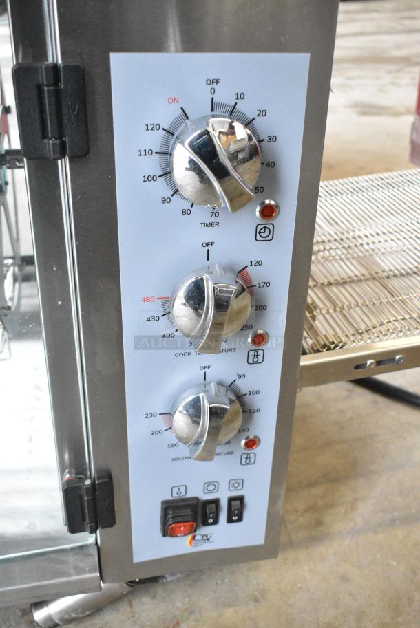 BRAND NEW SCRATCH AND DENT! Cooking Performance Group CPG 351CROE415D Stainless Steel Commercial Countertop Electric Powered Rotisserie Oven. 240 Volts, 1 Phase. - Image 3 of 6