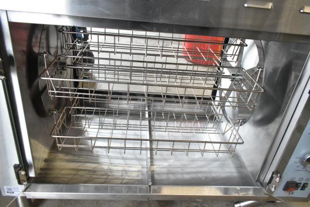 BRAND NEW SCRATCH AND DENT! Cooking Performance Group CPG 351CROE415D Stainless Steel Commercial Countertop Electric Powered Rotisserie Oven. 240 Volts, 1 Phase. - Image 4 of 6