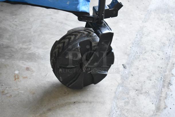 Blue Collapsible Wagon on Casters. - Image 3 of 5