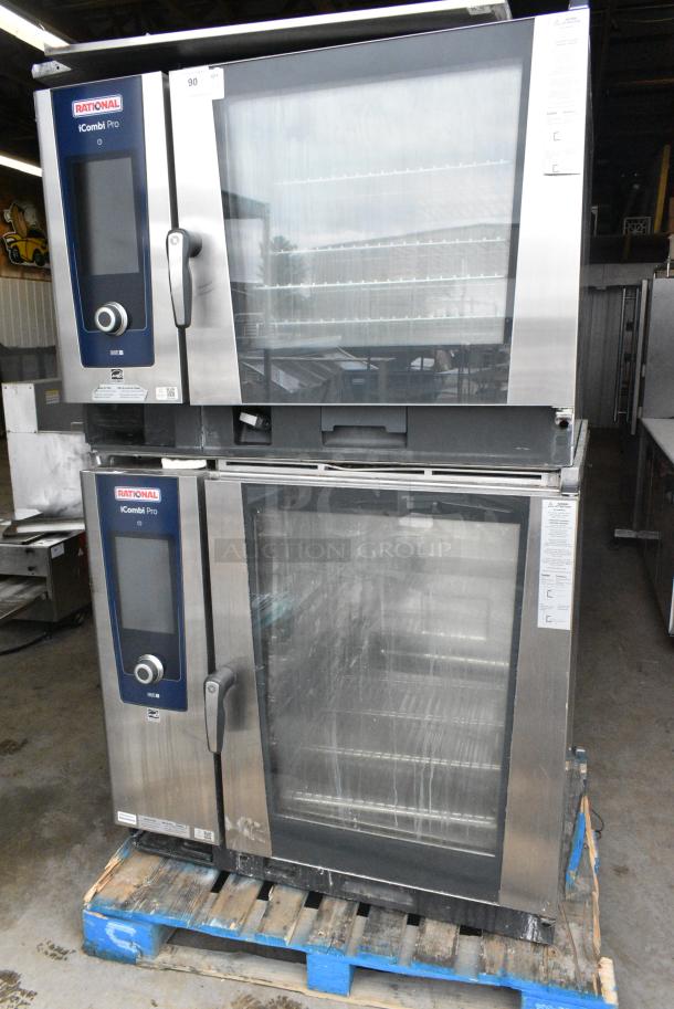 2 2021 Rational LM100EE.AXXXX/LM100CE.AXXXX iCombi Pro Stainless Steel Commercial Electric Powered Combi Convection Oven. 440 Volts, 3 Phase. 2 Times Your Bid! - Image 2 of 11