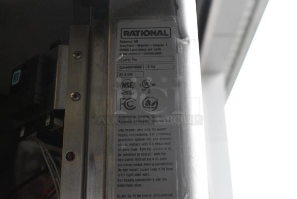 2 2021 Rational LM100EE.AXXXX/LM100CE.AXXXX iCombi Pro Stainless Steel Commercial Electric Powered Combi Convection Oven. 440 Volts, 3 Phase. 2 Times Your Bid! - Image 8 of 11