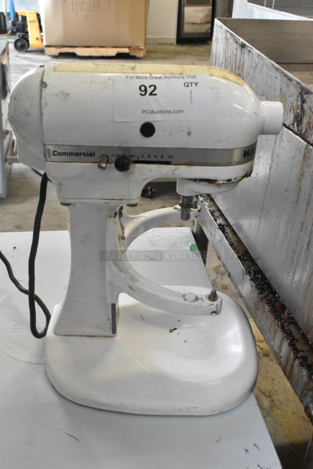 KitchenAid Metal Countertop Planetary Dough Mixer. 115 Volts, 1 Phase. Tested and Working! - Image 5 of 7