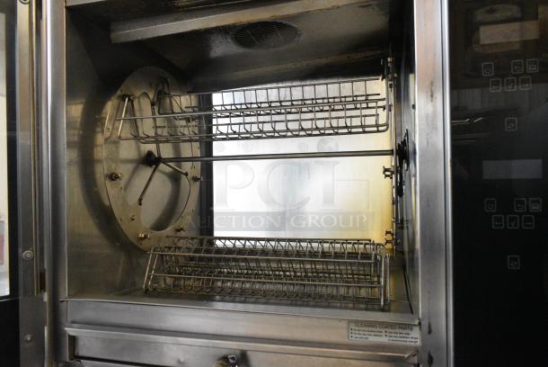2 Fri-jado TDR 7 P Stainless Steel Commercial Electric Powered Rotisserie Oven on Commercial Casters. 208 Volts, 3 Phase. 2 Times Your Bid! - Image 4 of 10