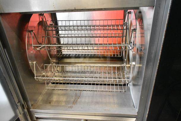 2 Fri-jado TDR 7 P Stainless Steel Commercial Electric Powered Rotisserie Oven on Commercial Casters. 208 Volts, 3 Phase. 2 Times Your Bid! - Image 5 of 10