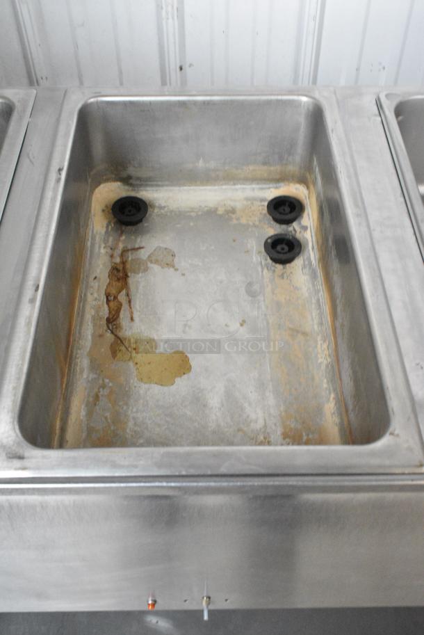 Eagle SDHT3-240 Stainless Steel Commercial 3 Bay Steam Table w/ Under Shelf. 240 Volts. - Image 3 of 7