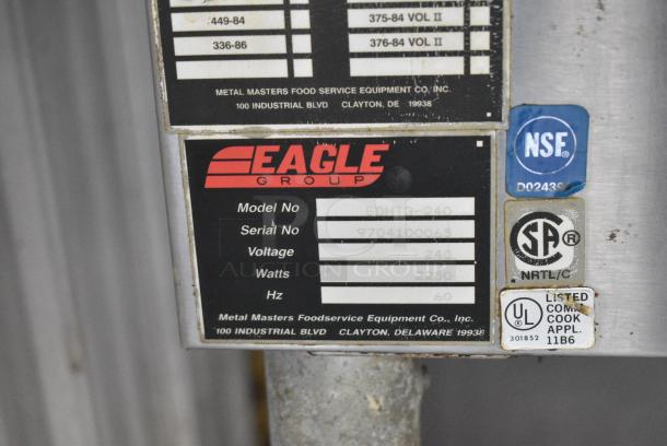 Eagle SDHT3-240 Stainless Steel Commercial 3 Bay Steam Table w/ Under Shelf. 240 Volts. - Image 7 of 7