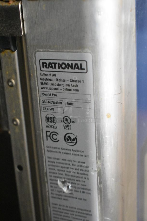 2 2021 Rational LM100EE.AXXXX/LM100CE.AXXXX iCombi Pro Stainless Steel Commercial Electric Powered Combi Convection Oven. 440 Volts, 3 Phase. 2 Times Your Bid! - Image 9 of 12