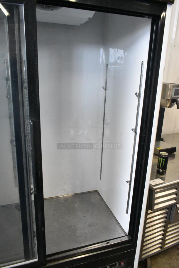 2016 Migali C-49RS Metal Commercial 2 Door Reach In Cooler Merchandiser on Commercial Casters. 115 Volts, 1 Phase. Tested and Powers On But Does Not Get Cold - Image 4 of 6