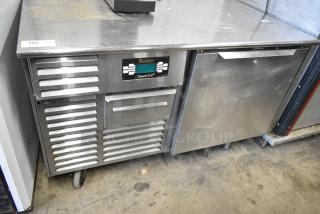 Traulsen RBC50-ZWM12 Stainless Steel Commercial Undercounter Smart Chill Blast Chiller on Commercial Casters. 115 Volts, 1 Phase. Tested and Working!