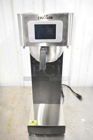 BRAND NEW SCRATCH AND DENT! Crosson DCB-2.2Airpot Stainless Steel Countertop Coffee Machine. 120 Volts, 1 Phase.