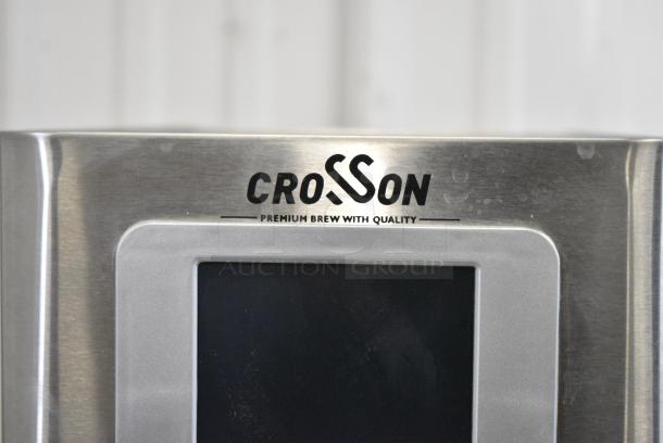 BRAND NEW SCRATCH AND DENT! Crosson DCB-2.2Airpot Stainless Steel Countertop Coffee Machine. 120 Volts, 1 Phase. - Image 2 of 7