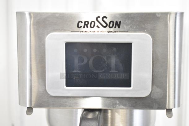 BRAND NEW SCRATCH AND DENT! Crosson DCB-2.2Airpot Stainless Steel Countertop Coffee Machine. 120 Volts, 1 Phase. - Image 3 of 7